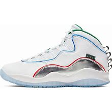 Jordan Men's White/Multi Air 10 Retro 'Wings' Ck4352-103