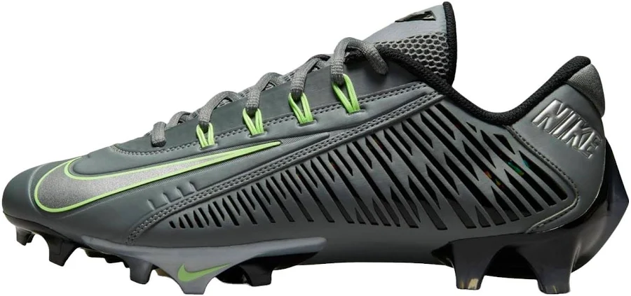 Nike Vapor Edge 360 Vc Athletic Cleats - Smoke Grey/black/barely Volt