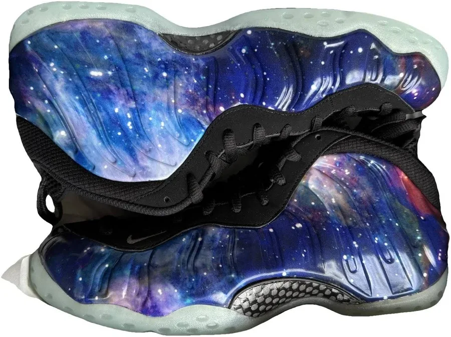 Nike Air Foamposite Trainers Galaxy Print Size 44 EU