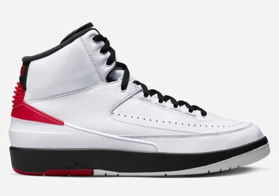 Jordan 2 Retro 'chicago' White Black Red Dx2454-106 Unisex Size 3.5-7
