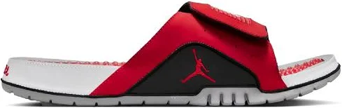 Jordan - Hydro 4 Retro slides - men - Fabric/Rubber/Rubber - 7 - Red