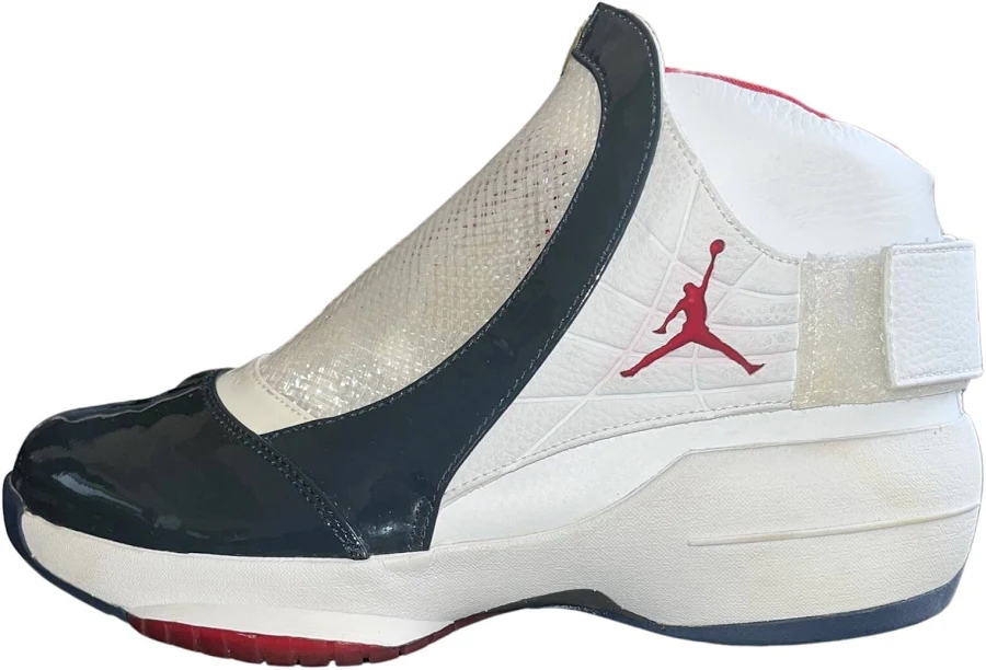Nike Air Jordan Xix Rare Mens Size 10 White Varsity Midnight Navy