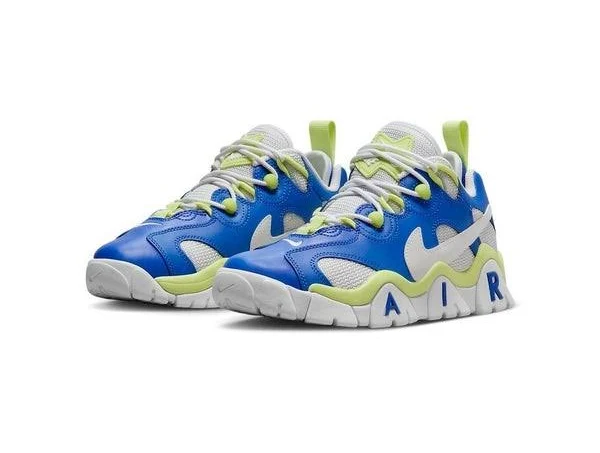 Nike Air Barrage Low FN6972-480 Sneaker Kids Blue Leather Lifestyle Shoes HTAT44 | SidelineSwap | Buy and Sell on SidelineSwap