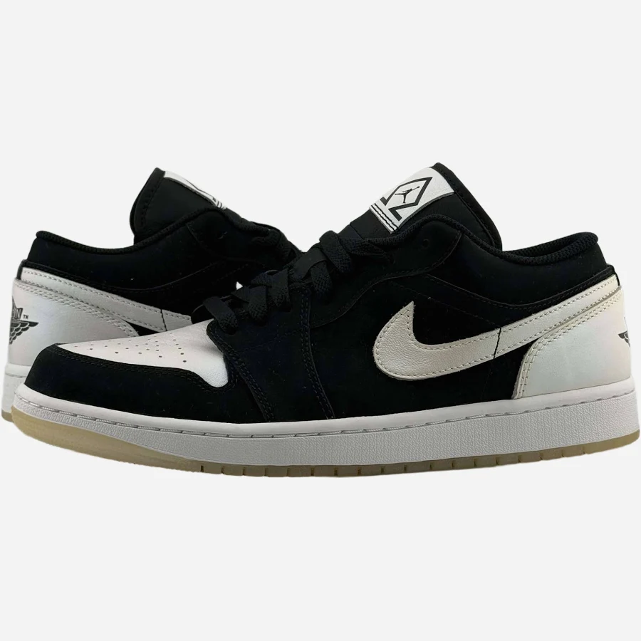 Air Jordan 1 Low SE Black/White Sneakers US 9.5 New with Box DH6931-001
