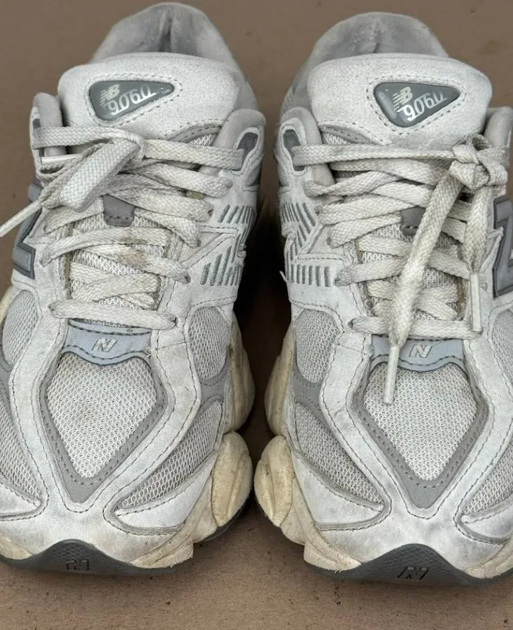 New Balance 9060 White Grey Lifestyle Sneakers U9060eca Women's 6 Men's 4.5 | Color: White | Size: 6 | Nikhilkanwal65's Closet
