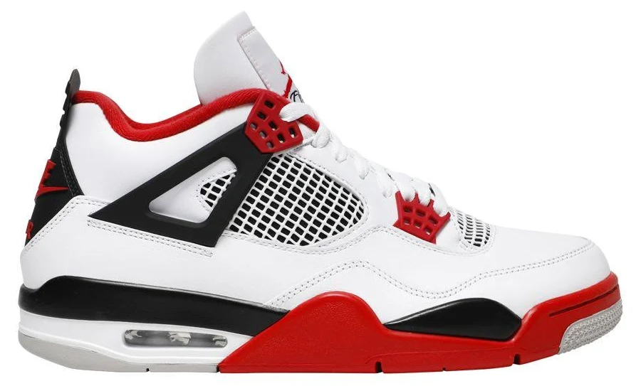 Air Jordan 4 Retro OG 'Fire Red' 2020 | White | Men's Size 4.5