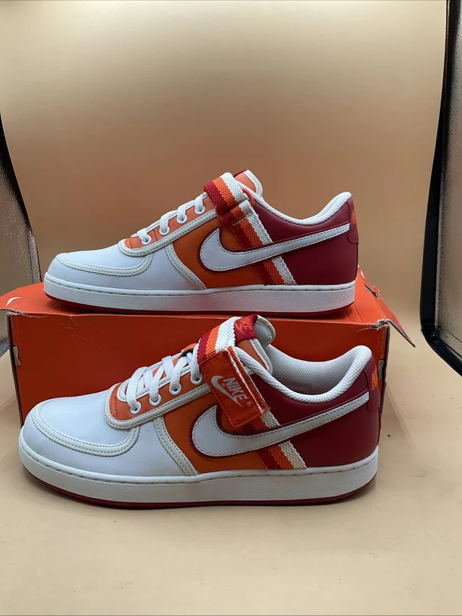 Nike Men's 2007 Vandal Low 312456 611 Varsity Red White Orange Blaze
