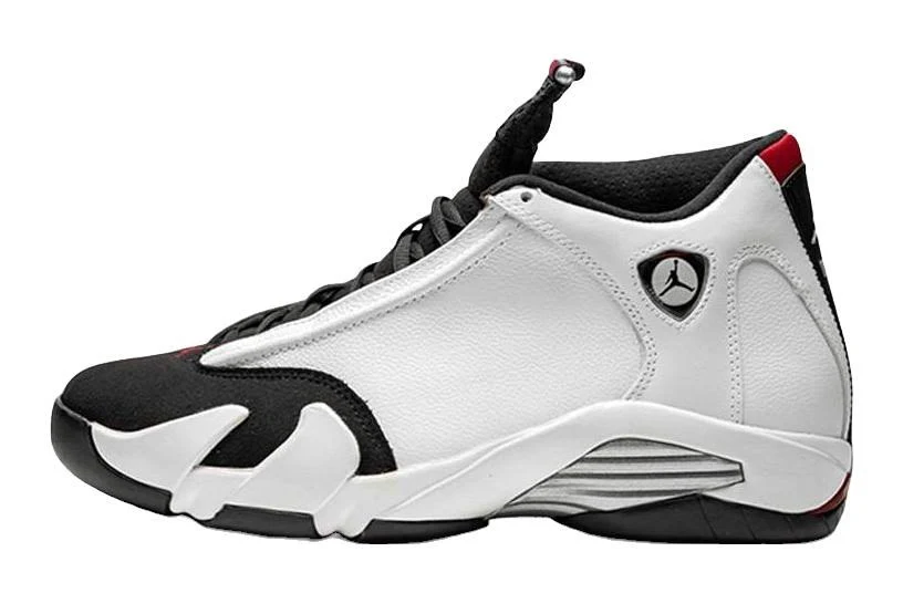 Jordan 14 Retro 'black Toe' 2014 - White/blck-vrsty Rd-mtllc Slvr