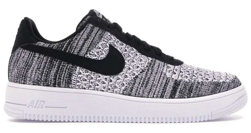 Nike Air Force 1 Flyknit 2 Black Pure Platinum