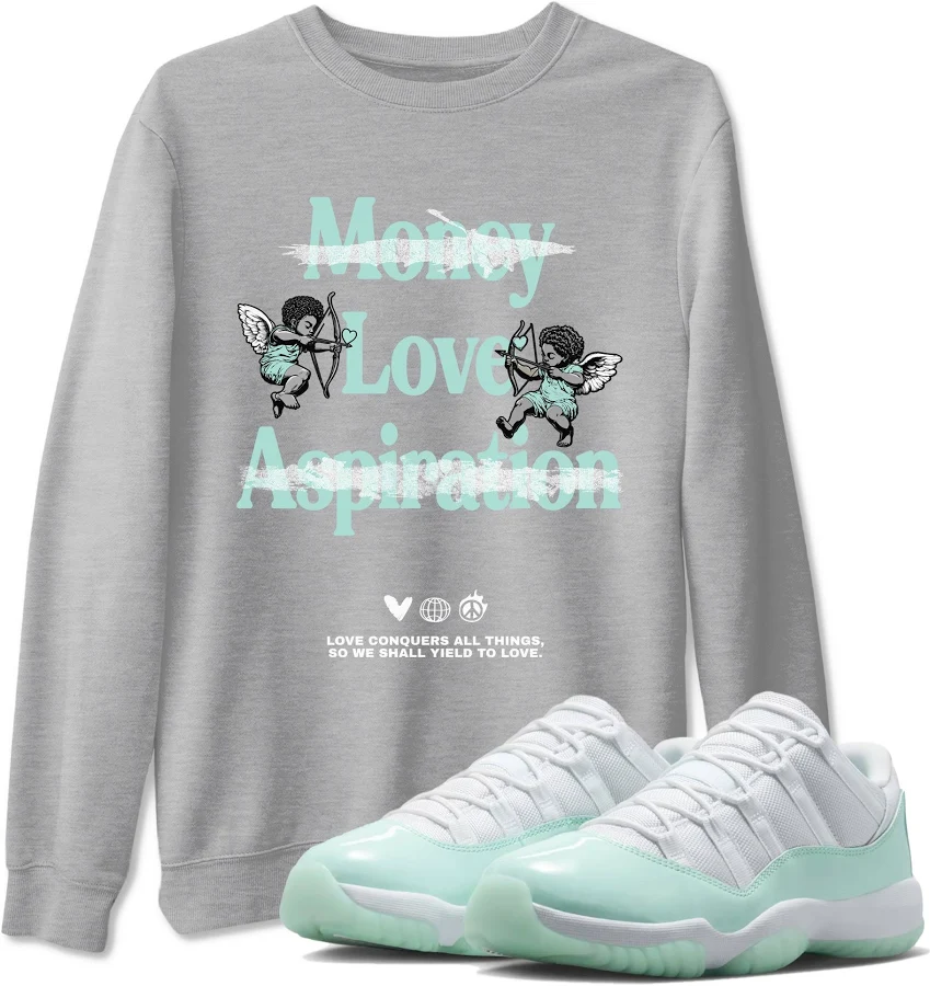 Air Jordan 11 Igloo Love Conquers All Things Graphic T-Shirt