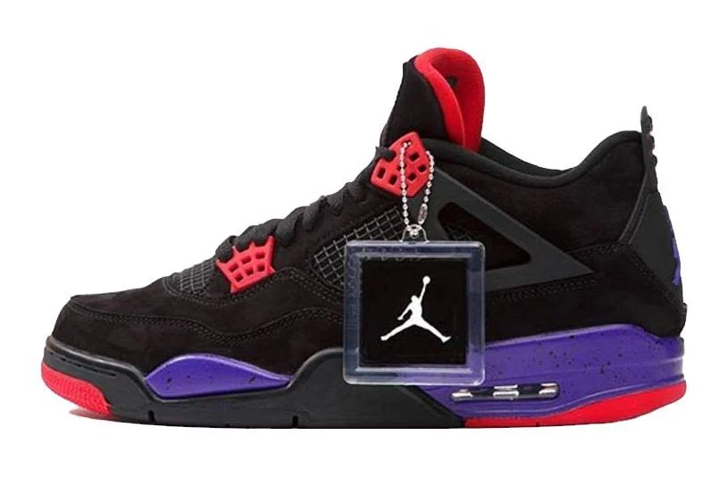 Jordan 4 Retro Nrg "raptors - Black/university Red/court Purple