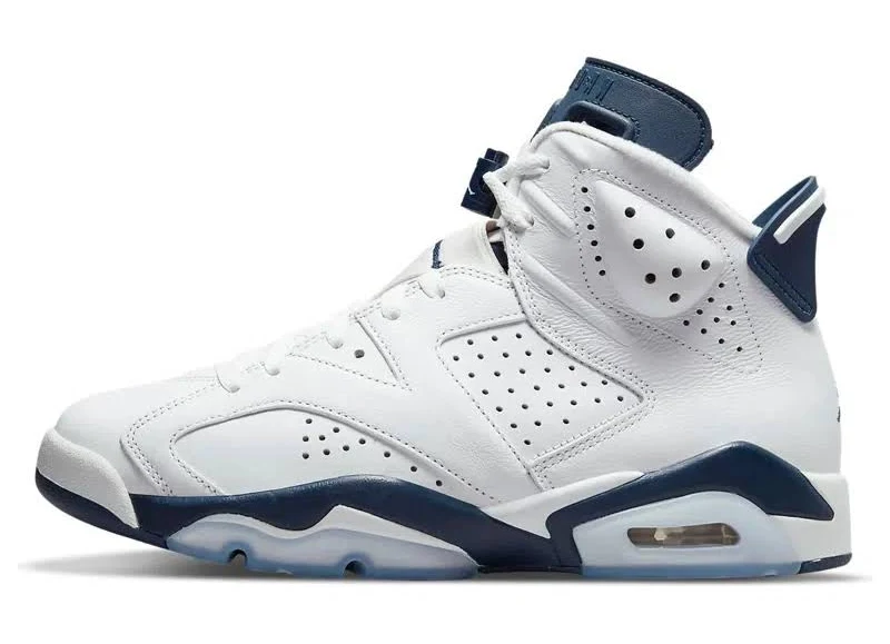 6 Retro 'midnight Navy' 2022 In Gray