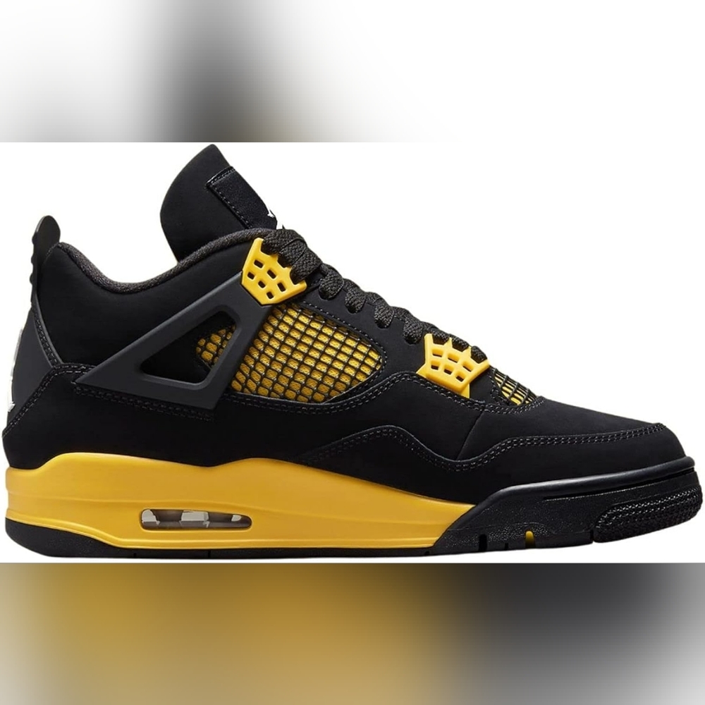 Black and yellow retro 4s