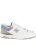 New Balance 550 Man Sneakers White Size 11 Leather, Textile fibers