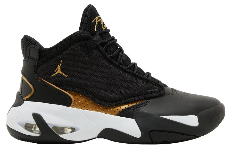 Air Jordan Max Aura 4 GS 'Black Metallic Gold' | Kid's Size 5.5