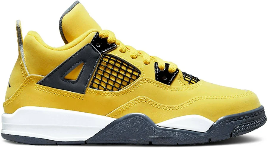 Kids Jordan 4 Retro Lightning