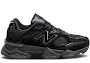 New Balance 9060 'Triple Black Suede Patent' | Men's Size 8