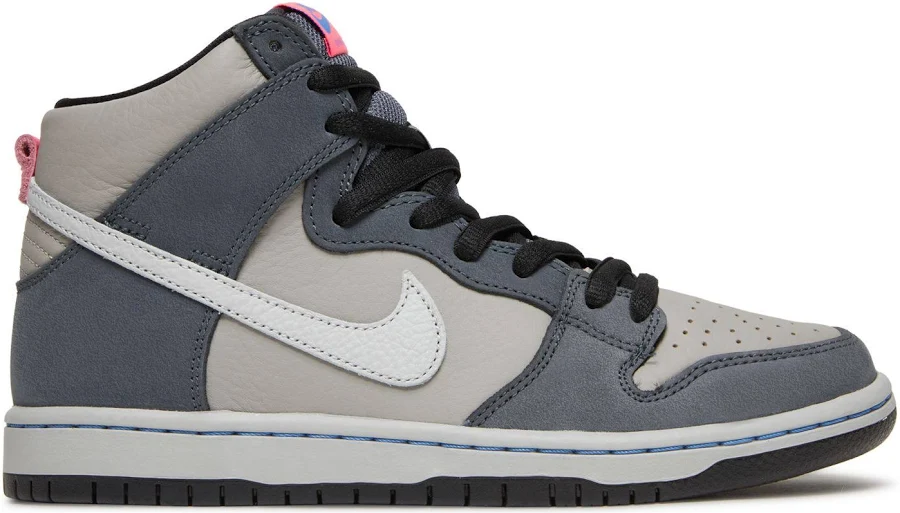 Men's Nike SB Dunk High Pro Medium Grey Pink