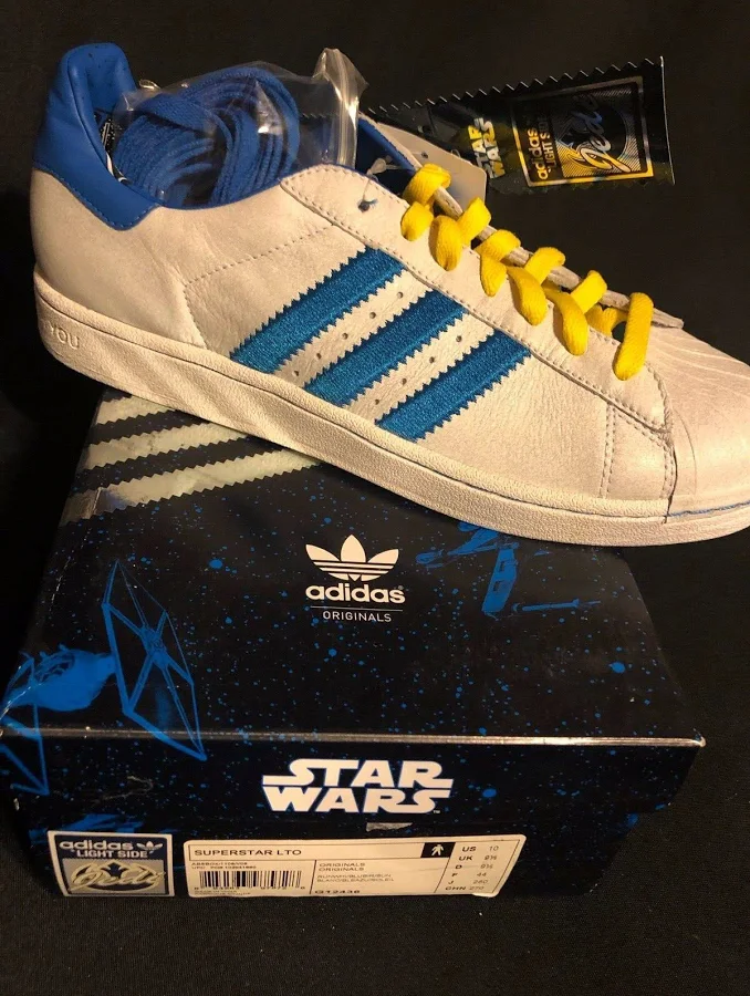 Adidas Star Wars Light Side Jedi Alliance Super Star Sneakers Shoes