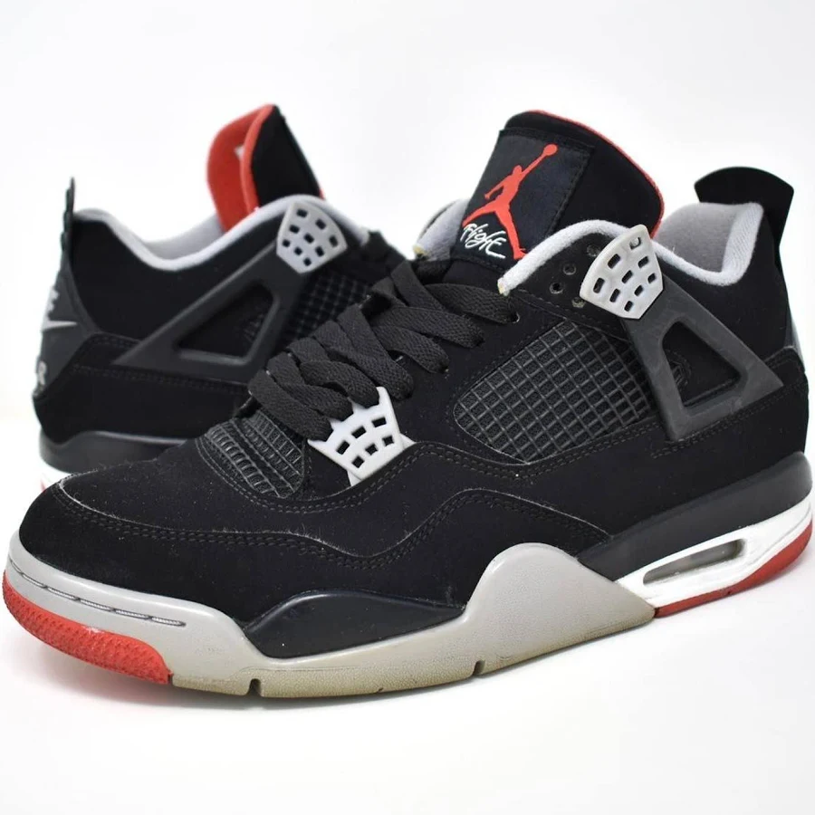 Jordan Shoes | 2019 Jordan Bred 4 | Color: Black/Gray | Size: 9.5 | Buddingseeds's Closet