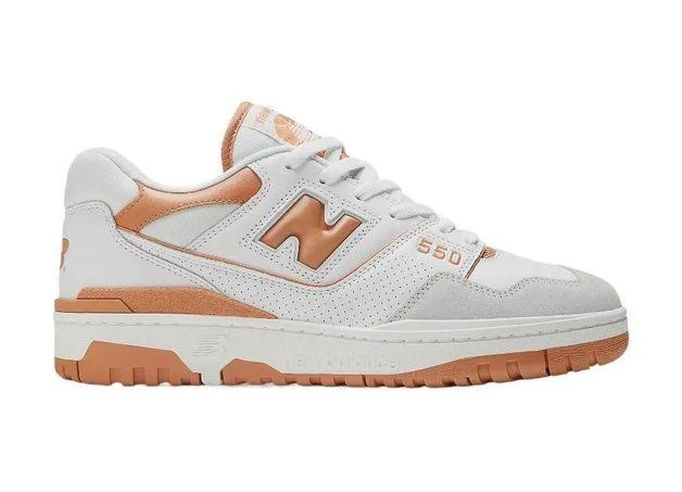 New Balance Men's Bb550 Lace-Up Sneakers - White - Low-top sneakers - 10