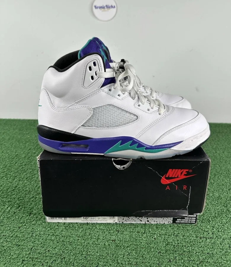 Size 10.5 - Air Jordan 5 Retro 2025 Grape - Og Box