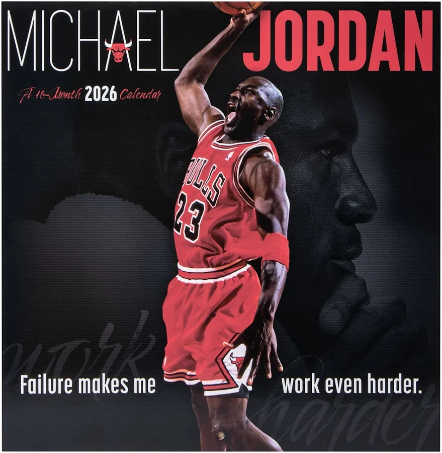 Michael Jordan – 2026 Wall Calendar – 16-month Legendary Basketball