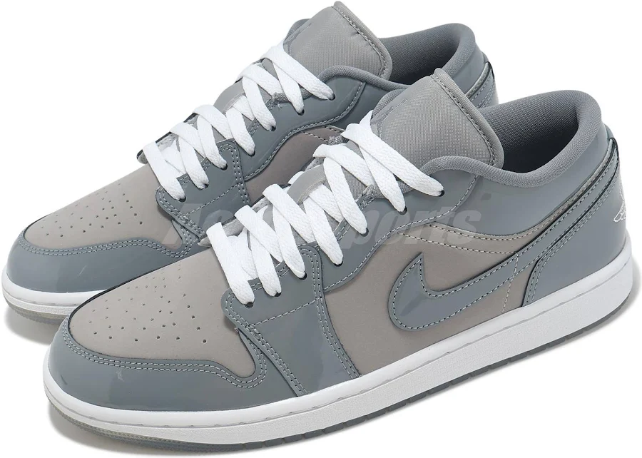 Nike Air Jordan 1 Low Se Aj1 Medium Grey Cool Grey White Men Casual