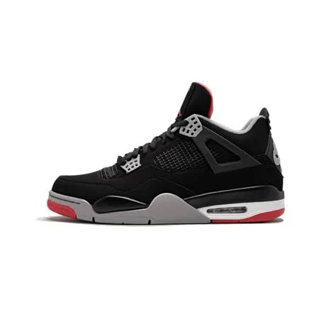 Jordan Mens Air Jordan 4 Retro Bred 2019 inch 308497 060 308497 060 from Stadium Goods, Men's, Size: 16, Black