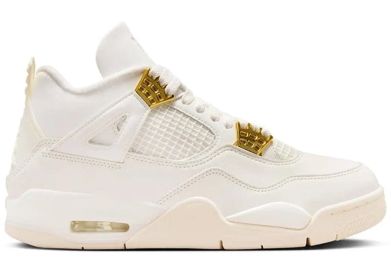 Air Jordan 4 Retro Metallic Gold (Women's) Uk 8 / New