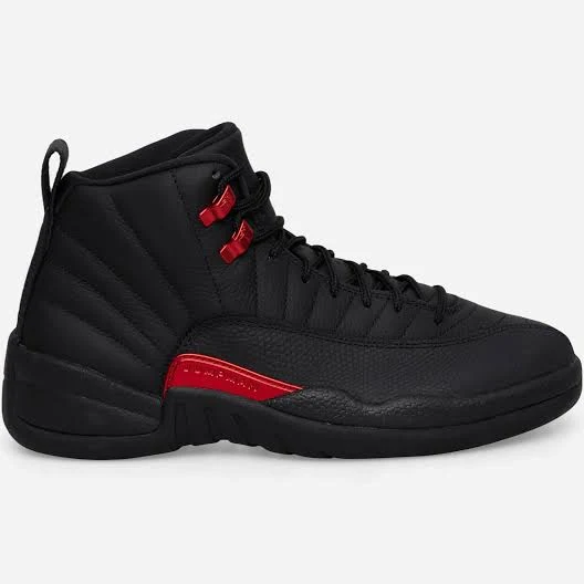Air Jordan 12 Retro Bloodline Sneakers Black / Varsity Red - US 8.5