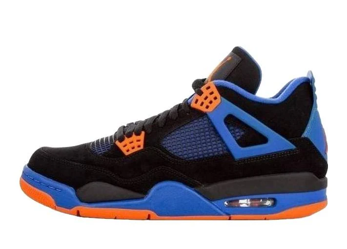 Jordan 4 Retro "cavs - Black/blue/oramge