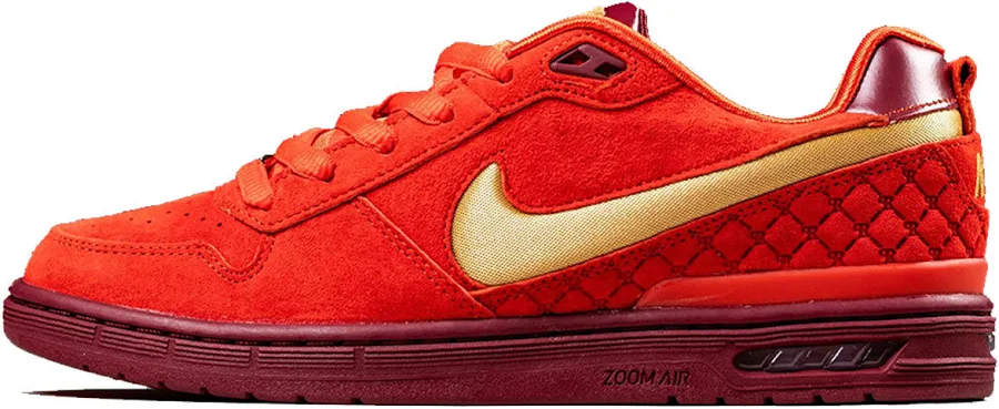 Nike SB Paul Rodriguez 1 Low - Red/Gold | Underground Skate Shop Red / 9.5