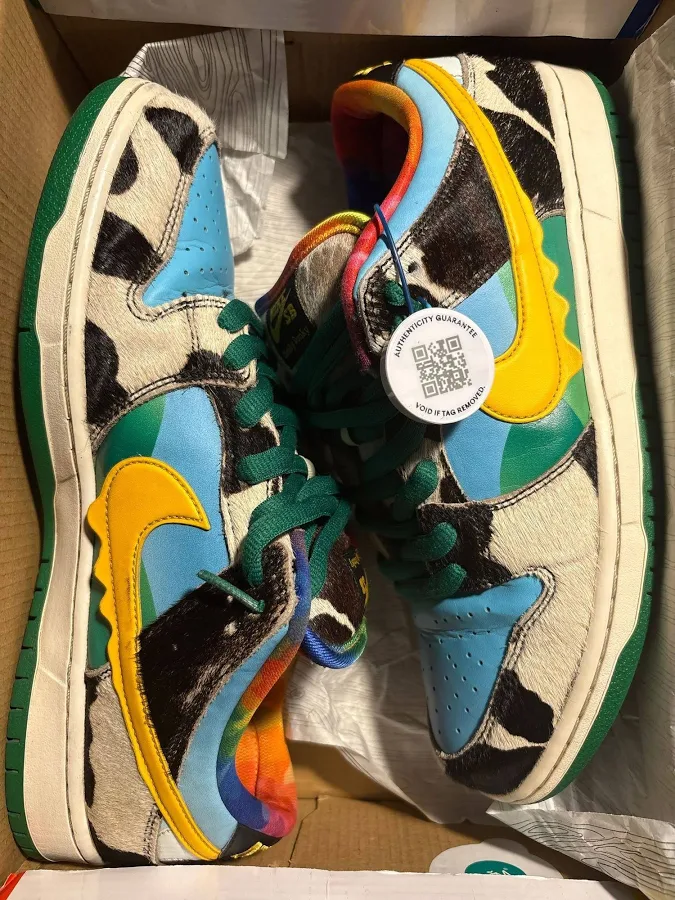 9.5M/11W Ben & Jerry's x Nike Dunk Low SB 'Chunky Dunky' Market $1200