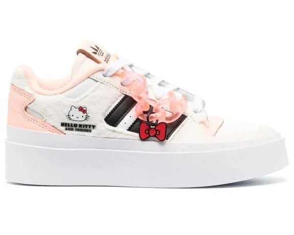Adidas Women's X Hello Kitty Low-Top Sneakers - Pink - 10