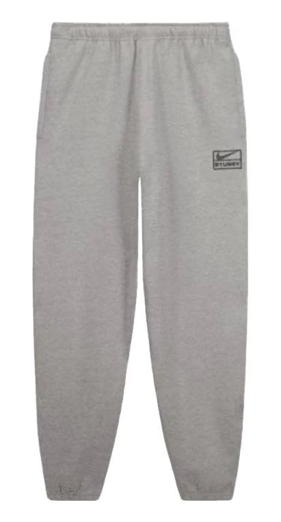Nike X Stussy Men Sweatpants - Dark Grey Heather