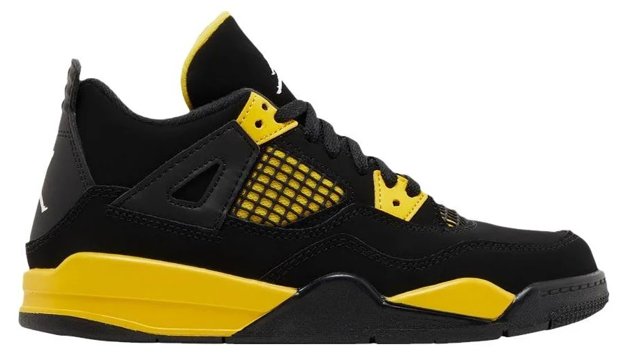 Jordan 4 Retro Gs 'thunder' 2023 - Black