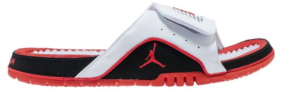 Air Jordan Hydro 4 Retro Slide 'White Fire Red' | Men's Size 8