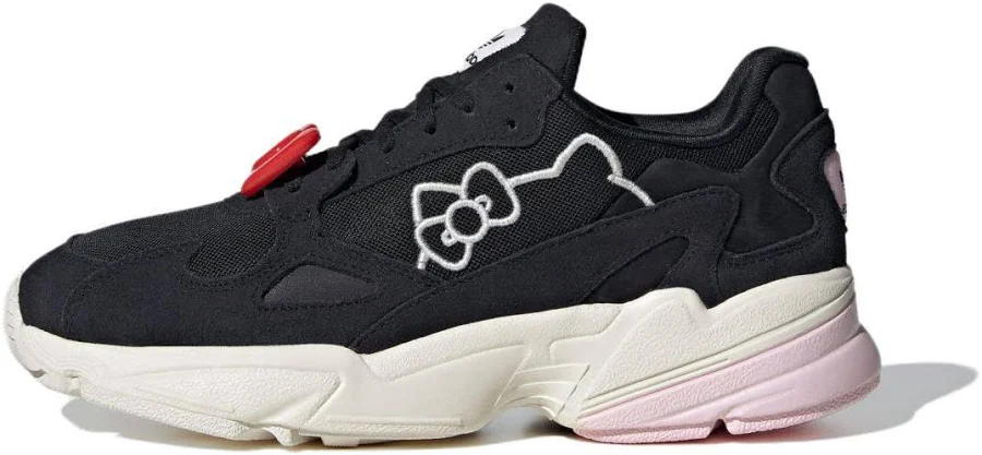 Adidas Hello Kitty X Falcon Black Clear Pink Ig6788 Women's Sizes