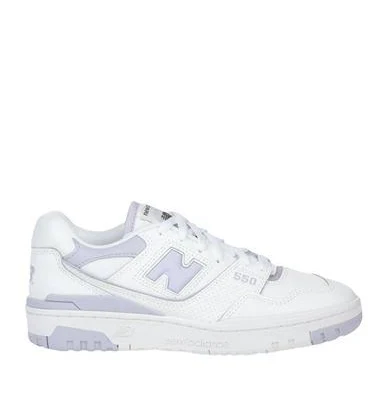 New Balance 550 Woman Sneakers White Size 8.5 Soft Leather, Textile fibers