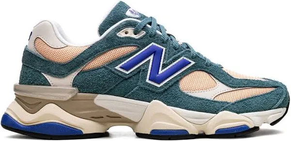 New Balance - 9060 "New Spruce/Purple" sneakers - unisex - Rubber/Fabric/Calf Suede/Fabric - 10.5 - Green