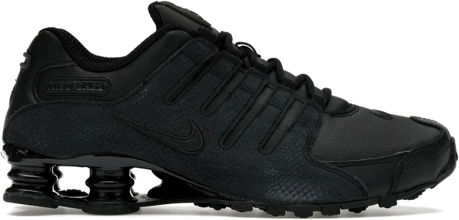 Nike Shox Nz Triple Black 378341-001 Men's Sneakers In Box Ds