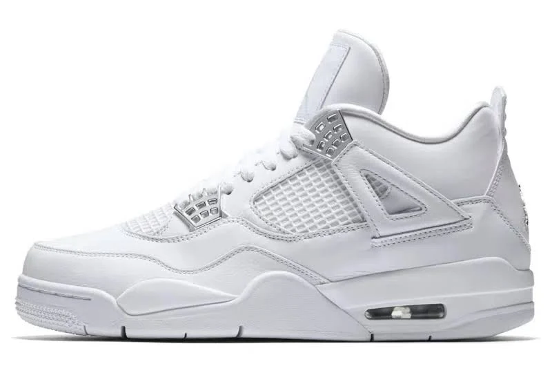4 Retro 'pure Money' 2017 In White