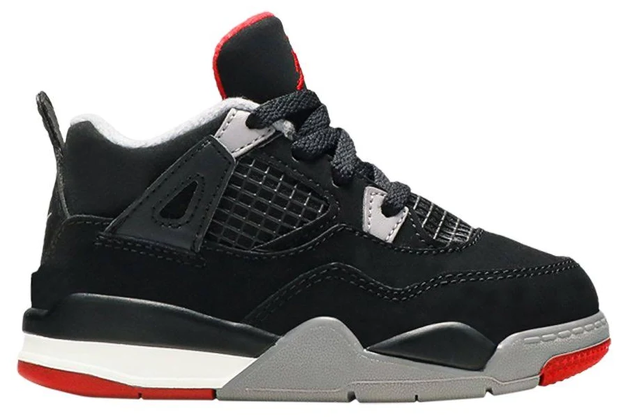 Air Jordan 4 Retro OG TD 'Bred' 2019 | Black | Infant Size 6