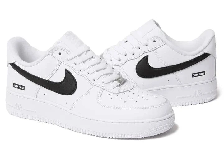 Nike Supreme X Air Force 1 Low White, 10.5