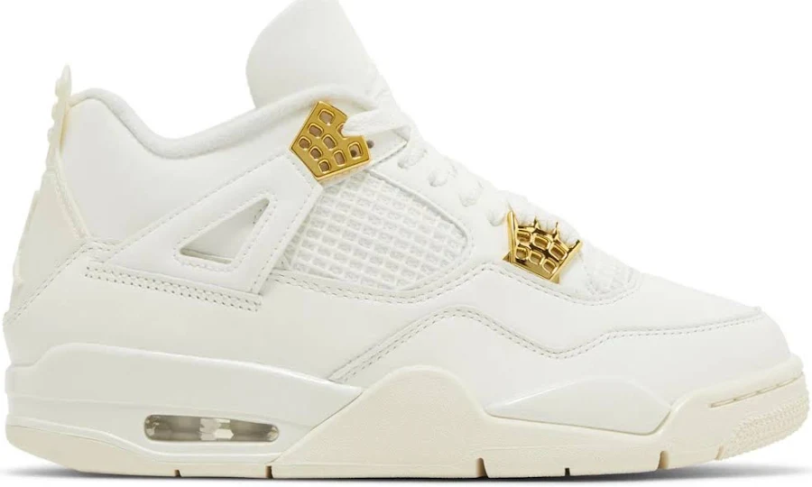 (W) Air Jordan 4 Retro 'Oro Metálico' AQ9129-170 US 10W