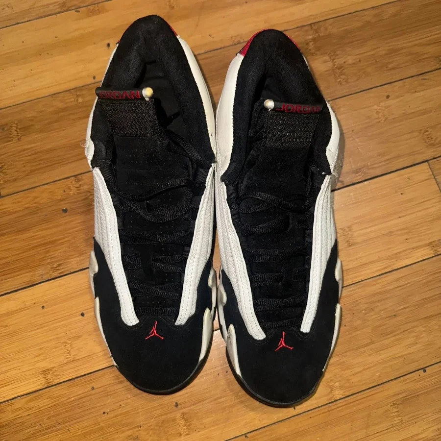 air Jordan XIV black toe 311832-162 2006 sz 111