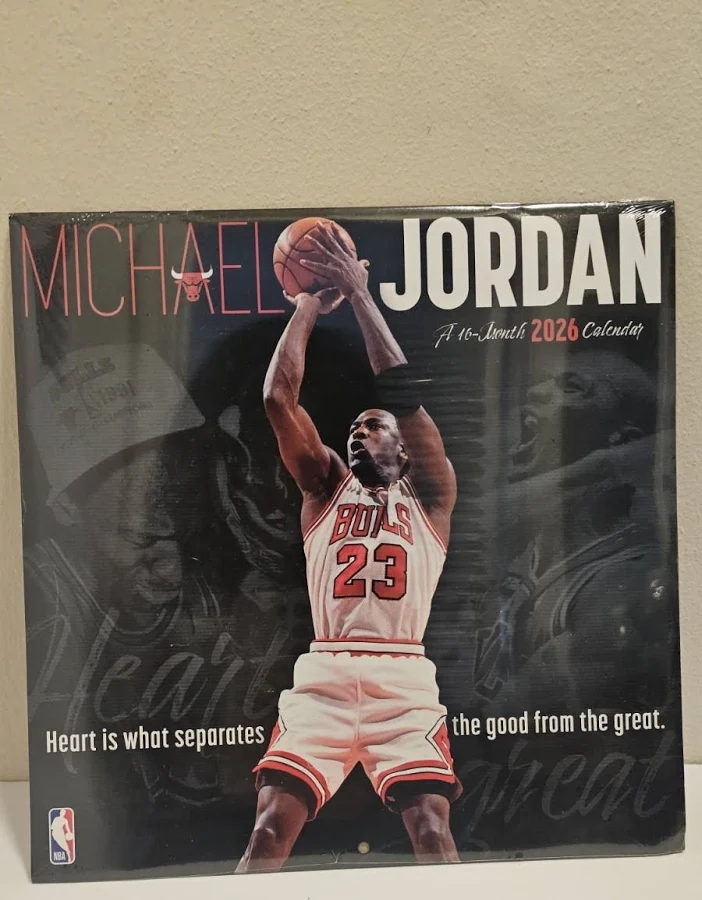 2026 Michael Jordan 11” x 11”16 Month Wall Calendar 11” x 22