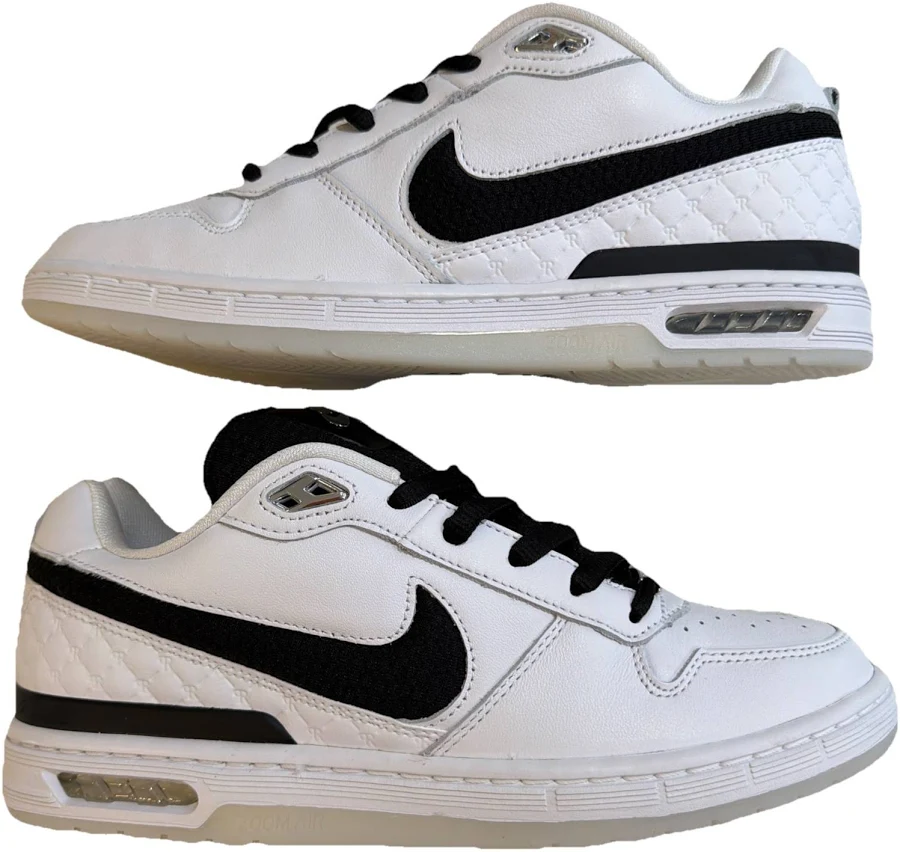 Nike Sb Zoom Air Paul Rodriguez 1 Low Qs Mens 9.5 White & Black 20