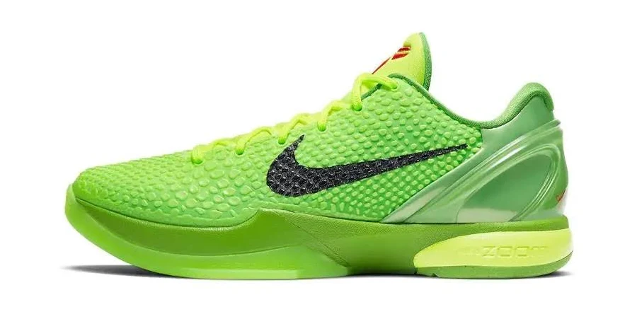Nike Zoom Kobe 6 Protro Low Grinch Cw2190-300 Us 9 Men